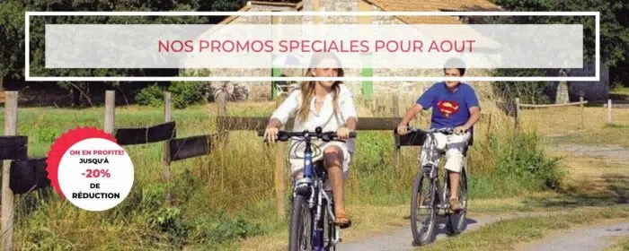 Promotion aout 2022 location vacances Domaine des Vans